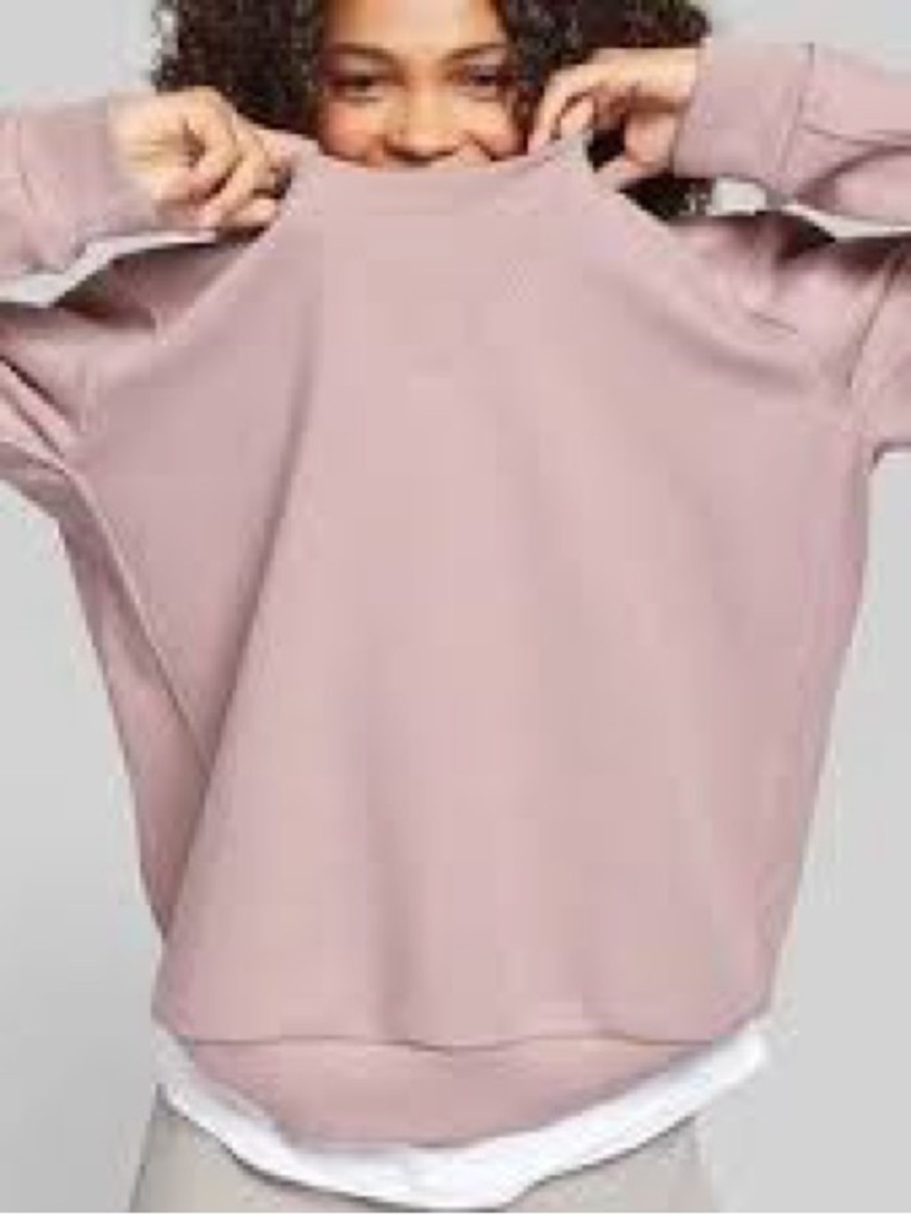 FitFlop Dusty Mauve Active Comfort Sweatshirt Large